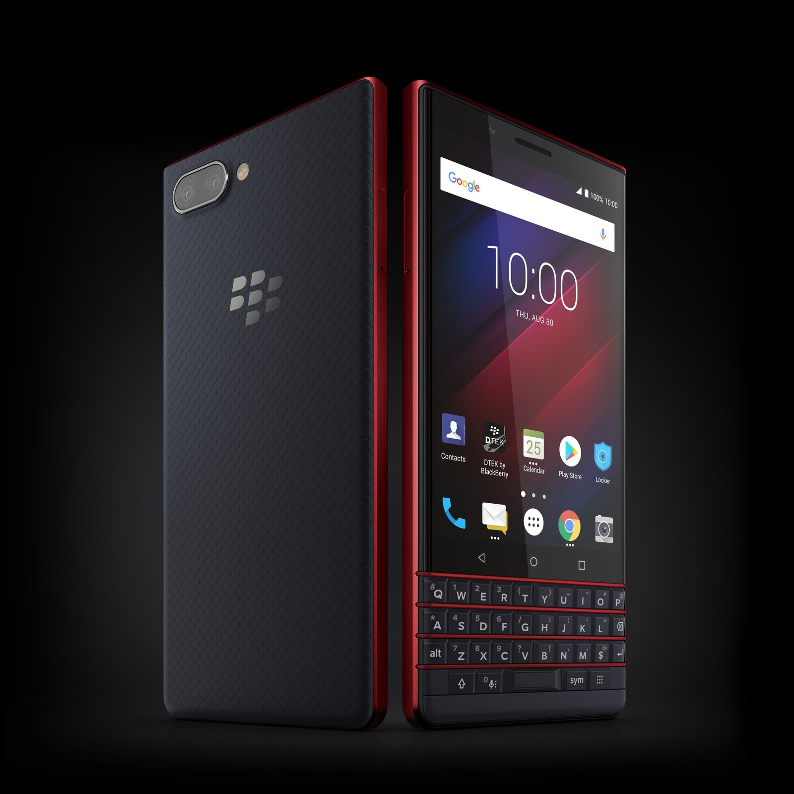 黑莓KEY2 LE手机官方图 红色版